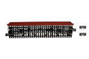 【中古】KATO Nゲージ 単線デッキガーダー曲線鉄橋R481-15° 朱 20-470 鉄道模型用品