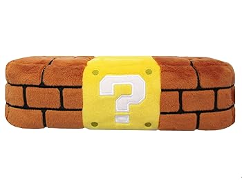 【中古】三英貿易(Sanei Boeki) スーパーマリオ ぬいぐるみ雑貨 ぬいぐるみティッシュカバー(ブロック) W16×D27×H8cm MZ28