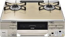 【中古】リンナイ ガステーブル ラクシエ 都市ガス(13A)用 右強火力 RTS65AWK14RG-CR ココットプレート付属