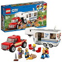 【中古】レゴ(LEGO) シティ キャンプバンとピックアップトラック 60182 ブロック おもちゃ 男の子