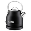 【中古】KitchenAid 1.25リットル 電気ケトル ブラックマット