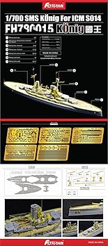 【中古】1/700 ドイツ海軍 弩級戦艦ケーニヒ（ICM S014キット対応）【FH780015] SMS KONIG for ICM S014