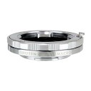 【中古】SHOTEN マウントアダプター LM-FX M (S) (ライカMマウントレンズ → 富士フィルムXマウント変換)ヘリコイド付き (シルバー)