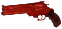 【中古】Fullcock 劇場版トライガン Badlands Rumble ヴァッシュの銃 クリアレッド 全長約330mm PS製 ウォーターガン