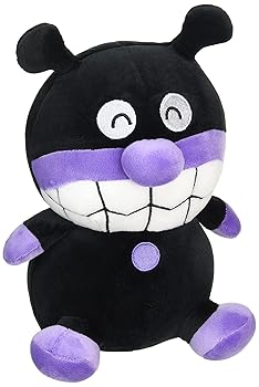 Anpanman - 【中古】セガフェイブ(SEGA FAVE) アンパンマン もちふわ マシュマロ ぬいぐるみ mini ばいきんまん