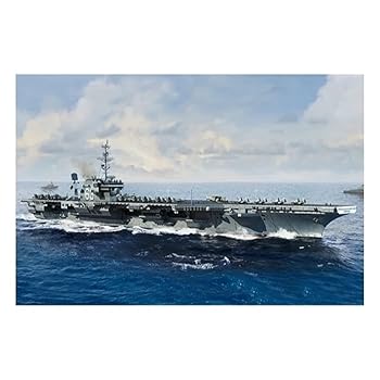 【中古】トランペッター 1/700 アメリカ海軍 空母 CV-63 キティーホーク プラモデル 06714