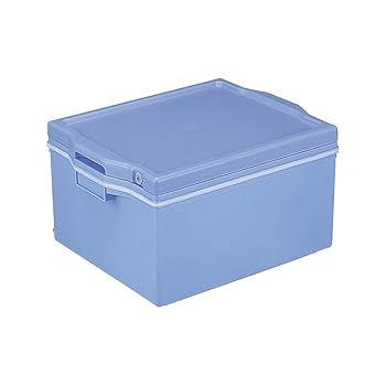 【中古】セキスイ おひつ ブルー 外