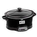 【中古】Weston 03-2300-W 7クォート プログラム可能 スロークッカー ラッチストラップ付き