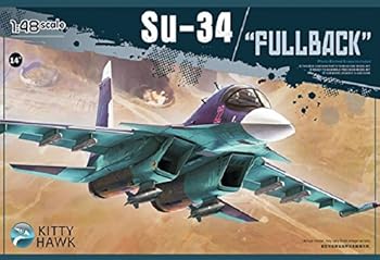 【中古】キティホークモデル 1/48 ロシア空軍 スホーイ Su-34 フルバック プラモデル KITKH80141