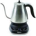 【中古】Capresso 290.05 ウォーターケトル 40オンス ステンレススチール