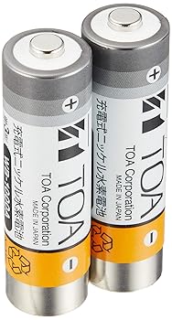 【中古】ティーオーエー(TOA) ワイヤレスマイク用充電池 WB-1000A-2 ホワイト