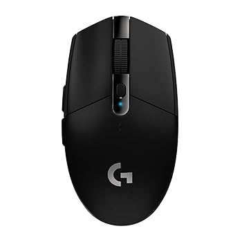 【中古】Logicool G ゲーミングマウス G304 LIGHTSPEED ワイヤレス ゲーミング マウス 軽量 99g HERO 25K センサー 6個プログラムボタン 250時間連続使用