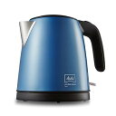 【中古】メリタ 電気ケトル プライムアクア ミニ メタリックブルー MEK18-5B