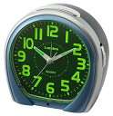 【中古】ランデックス(Landex) 目覚まし時計 エブリビュー 非電波 連続秒針 常時点灯 集光 ブルー YT5268BU