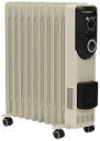 【中古】DBK オイルヒーター(セラミックヒーター付き) 10枚フィン 【4~9畳用】 HEZC13/10JCH