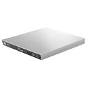 【中古】Logitec ポータブルブルーレイドライブ USB3.1(Gen1) / USB3.0 mac 薄型 シルバー LBD-PVB6UCMSV