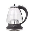 【中古】Capresso 240.03 ウォーターケトル 48オンス 光沢クロムとブラック