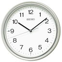 【中古】セイコークロック(Seiko Clock) 掛け時計 電波 アナログ 白パール 直径27.5x4.7cm KX252W