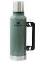 【中古】STANLEY(スタンレー) クラシック真空ボトル 1.9L グリーン水筒 保温 保冷 ステンレスボトル ウォーターボトル 贈り物 食洗機対応 (日本正...