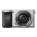 【中古】SONY(ソニー) APS-C ミラーレス一眼カメラ α6400 パワーズームレンズキット(同梱レンズ:SELP1650) シルバー ILCE-6400L S