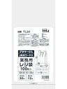 【中古】レジ袋 白色 取っ手付き 290(マチ110)x380mm 4000枚 西日本30号 東日本12号 TL30