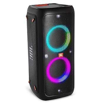 【中古】JBL PARTYBOX300 Bluetoothスピーカー ワイヤレス マイク入力/ギターアンプ入力搭載 ブラック JBLPARTYBOX300JN 【国内正規品】