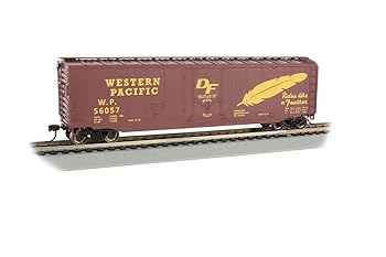 【中古】50フィート プラグドアボックス 車 ウエスタンパシフィック - HOスケール