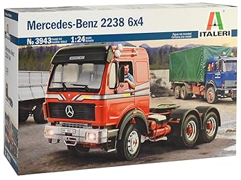 【中古】イタレリ 1/24 メルセデス・ベンツ 2238 6×4トラック プラモデル IT3943