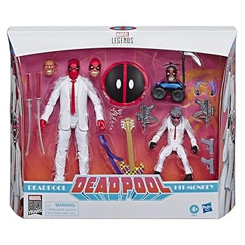 【中古】ハズブロ(HASBRO) MARVEL マーベルレジェンドシリーズ デッドプール&ヒットモンキー 6インチフィギュアセット 80周年記念 E8850 正規品