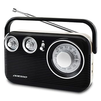 【中古】ADESSO(アデッソ) ラジオ AM FM レトロ デザイン ブラック RA-601BK 【中古】ADESSO(アデッソ) ラジオ AM FM レトロ デザイン ブラック RA-601BK