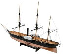 【中古】ウッディジョー 1/120 黒船 サスケハナ 木製模型 組立キット