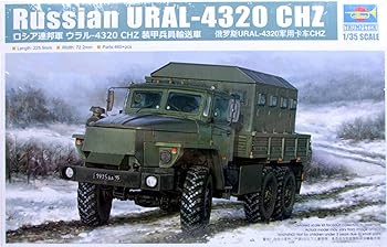 【中古】トランペッター 1/35 ロシア連邦軍 ウラル-4320 CHZ 装甲兵員輸送車 プラモデル 01071