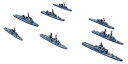 【中古】フジミ模型 1/3000 集める軍艦シリーズ No.36 海上自衛隊第3護衛隊群(1998年) プラモデル 軍艦36