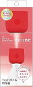 【中古】トップランド ペットボトル 加湿器 CUBE 卓上 USBタイプ コンパクト 省エネ レッド SH-CB35RD