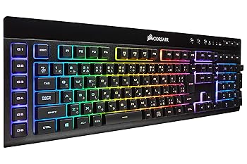 【中古】Corsair K57 RGB WIRELESS 日本語配列 ゲーミングキーボード Bluetooth 無線 有線 対応 KB481 CH-925C015-JP