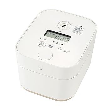 【中古】象印 炊飯器 5.5合 IH式 黒まる厚釜 ホワイト STAN. NW-SA10-WA