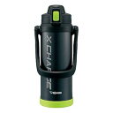 【中古】象印 (ZOJIRUSHI) 水筒 直飲み スポーツタイプ ステンレスジャグボトル 2.06L ライムブラック SD-BD20-BG2060ml