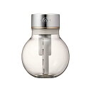 【中古】ドウシシャ ポータブル加湿器 コードレス 2電源(充電式 USB電源) コロット シルバー ピエリア