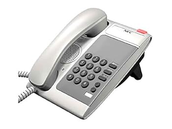 【中古】NEC 一般電話機 DTL-1-1D(WH)TEL DT210 Series