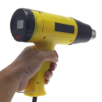 【中古】2000W産業熱風ガン、220V調整可能な温度熱風ガン電気加熱LCDディスプレイカーフィルムの乾燥シ..