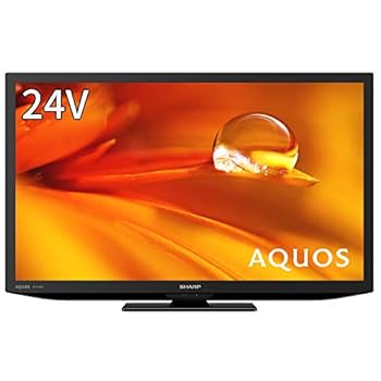 【中古】シャープ(SHARP) 24V型 液晶 テレビ AQUOS 2T-C24DE-B ハイビジョン 外付けHDD裏番組録画対応 2021年モデル ブラック