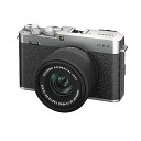 【中古】富士フイルム(FUJIFILM) ミラーレスデジタルカメラ FUJIFILM X-E4 レンズキット シルバー (XC15-45) F X-E4LK-1...