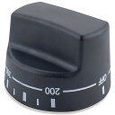 【中古】Whole Parts 000447-000 サーモスタットノブ (ブラック) ? 一部のバイキングレンジと交換可能(2)