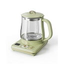 【中古】電気ポット 電気やかん フィルターと電気ポット1000W 1.5L多機能ガラスティーポット 空焚き防止