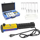 【中古】プロフェッショナル磁気誘導ヒーターキット1000W、110V / 220Vハンドヘルド電磁自動車用無炎加熱ツール、8コイル、クイックリリースさびねじおよ(4)