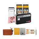 【中古】コダックKodak Mini 2 レトロ 4PASS スマホプリンター/インスタントプリンター/チェキプリンター(5.3x8.6cm)+プリンター本体8...