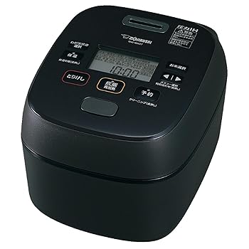 【中古】象印マホービン(ZOJIRUSHI) 炊飯器 4合 極め炊き 圧力IHタイプ 日本製 毎回のお手入れ点数2点 ブラック NW-MA07-BA