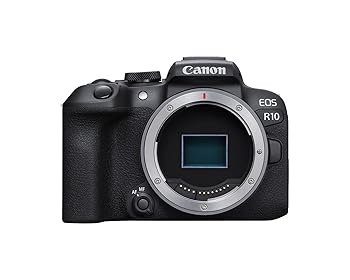 【中古】キヤノン EOS R10 ミラーレス Vlog カメラ 24.2MP 4K動画 DIGIC X イメージプロセッサー 高速撮影 被写体追跡 コンパクト 軽量 被写体検知 コン
