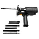 【中古】Generic ポータブルハンドヘルド往復ジグソーアダプター電気ドリルツール木工アクセサリー、木材および金属切断用の9つの鋸刃付き