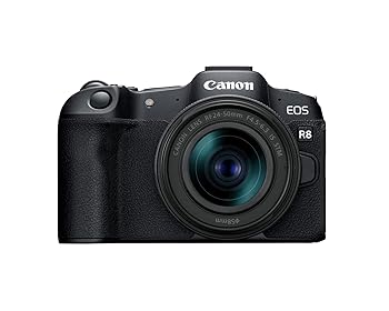 【中古】Canon EOS R8 ミラーレスカメラ RF24-50mm F4.5-6.3 is STMレンズキット フルフレームハイブリッドカメラ 24.2メガピクセル CMOSイメージセンサ